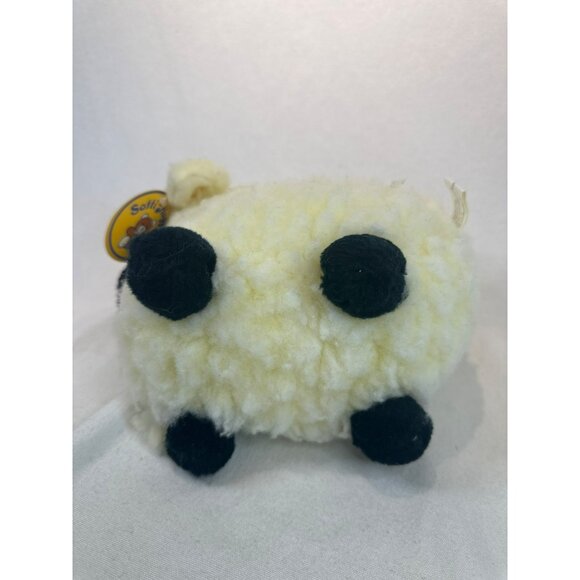 Vintage Sotti-Huggy Lamb Sheep Plush Toy Made in Korea Realistic 10" Long - Picture 8 of 8